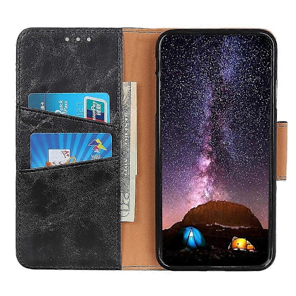 Lompakkoteline Suojakotelo Samsung Galaxy Xcover 5:lle, jaettu nahka Multicolor Style A