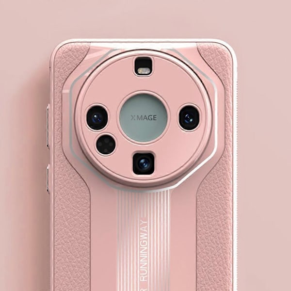 Q.COO Super Running Series 2 för Huawei Mate 60 Slim Case PU-täckt TPU+Akryl Telefonskal Multicolor Style A