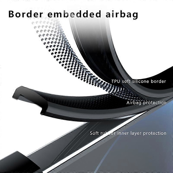 Frostat Skal för OnePlus 12 5G TPU+PC Airbag Skydd Mobilskal