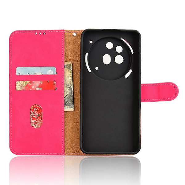 Læderetui til Nothing Phone Pro, hudvenlig, anti-drop, pung, flip-cover Multicolor Rose
