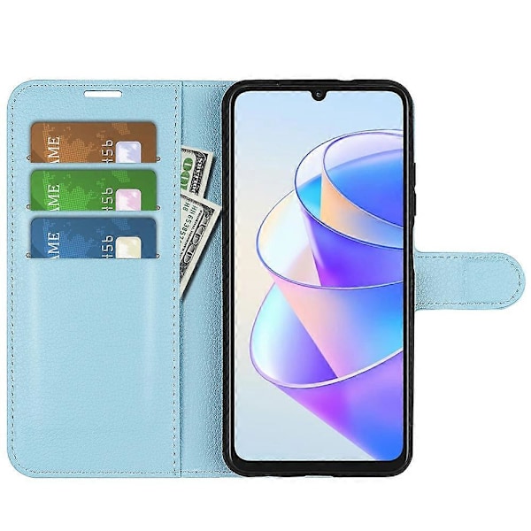 Honor X7a 4G -puhelinlompakkokotelo, PU-nahkaa, jalustalla, naarmuuntumaton Multicolor Style E