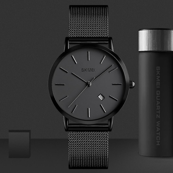 Skmei 1530 Quartz Watch In Black - Tidsbegränsat erbjudande