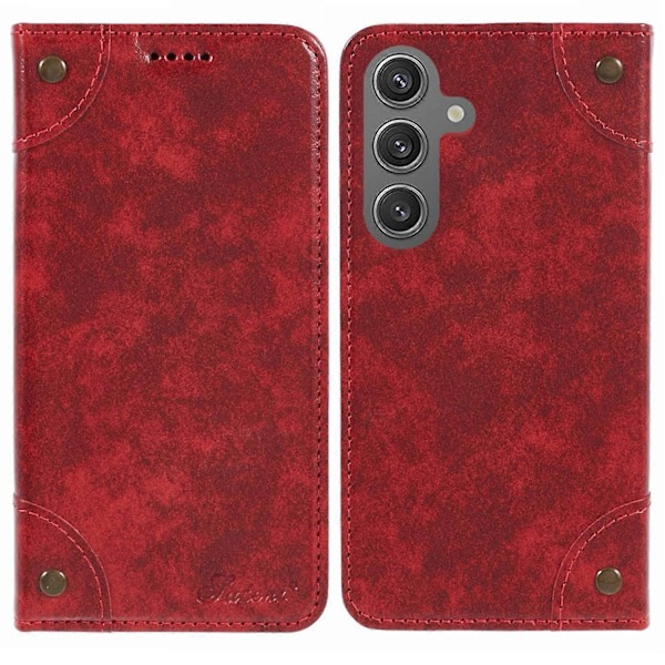 SUTENI Samsung Galaxy S24+ PU-nahkakotelo, pudotussuoja, jalustallinen lompakkokotelo Multicolor Style C