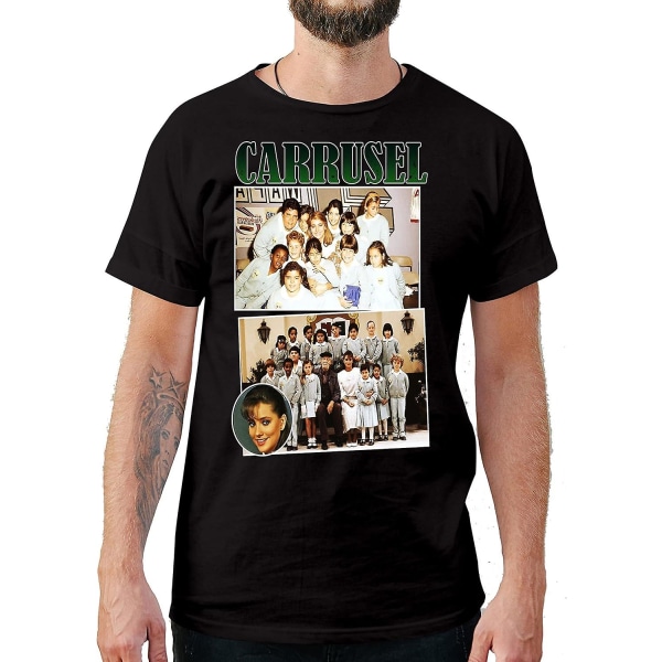 Latin Novelas Vintage Style Carrusel T-shirts M
