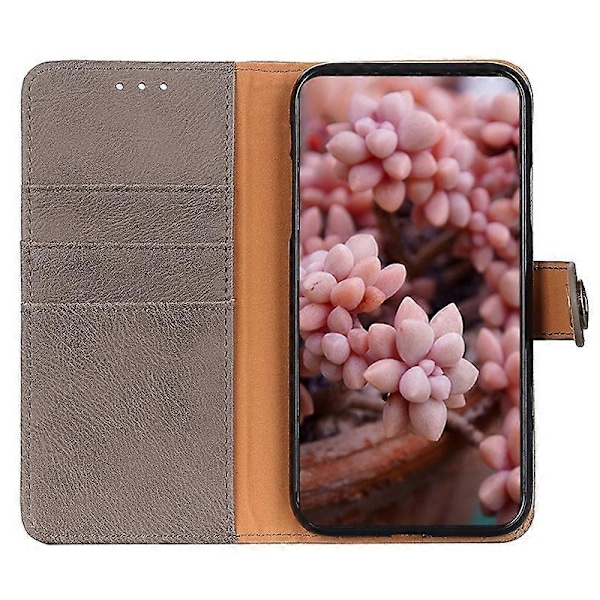 KHAZNEH Plånboksfodral i PU-läder med kohudstextur för Huawei Mate 60 Pro med Ställ Multicolor Style C