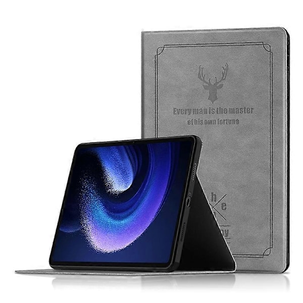 För Xiaomi Pad 6 PU Läder Tablet Fodral Fullt Skydd Ställ Tablet Skydd
