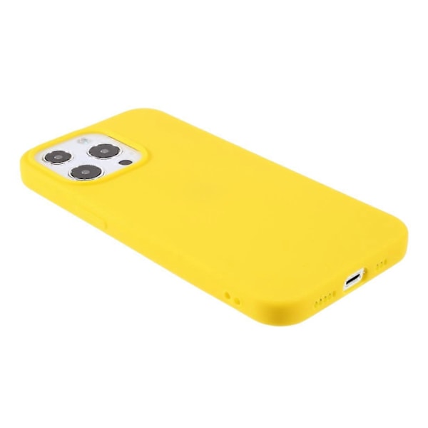 För iPhone 13 Pro 6.1 tum Slim Surface Layer Slät Matt Mjuk Flexibel TPU Skal Multicolor Style A