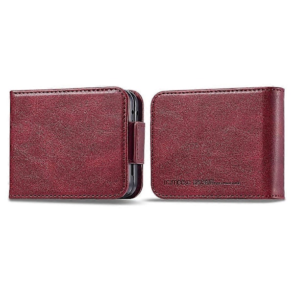 LC.IMEEKE PU læder telefoncover med RFID-blokering og kortslot til Samsung Galaxy Z Flip5 5G Multicolor Style C