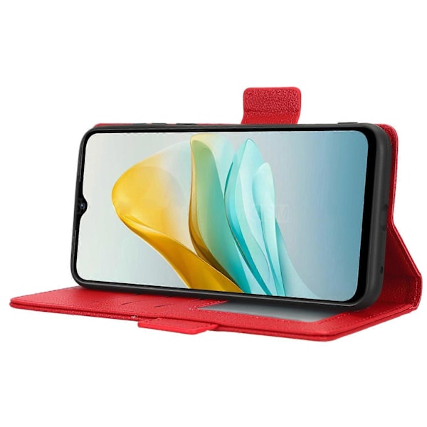Til ZTE Blade A53/A53+ Magnetisk Lukning Telefon Etui Wallet Stand PU Læder Cover Multicolor Style C