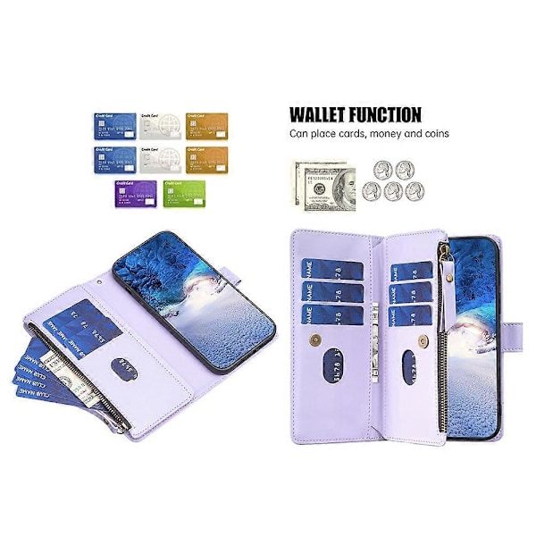 BF Style-19 Lommebokdeksel til Samsung Galaxy A15 4G PU Lær Stativ Multicolor Style B