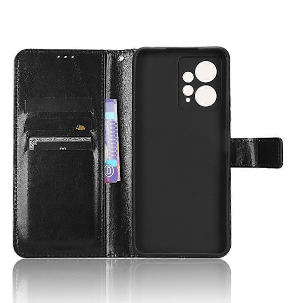 Til Xiaomi Redmi Note 12 4G Wallet Stand PU Læder Etui Mobiltelefon Cover Multicolor Style A