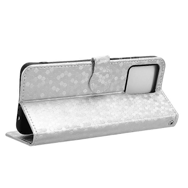 Til Motorola Moto G84 5G Etui PU Læder Præget Mobiltelefon Stativ Cover Multicolor Style D