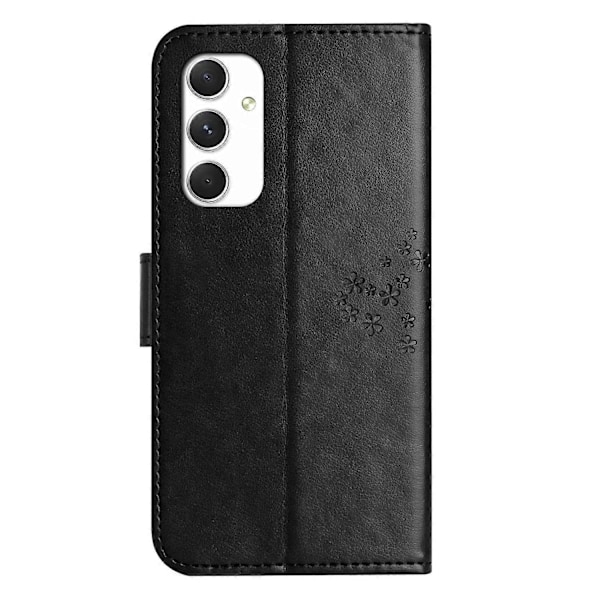 Etui til Samsung Galaxy A16 5G/A16 4G PU Læder Ugle Træ Præget Wallet Telefon Cover Multicolor Style C