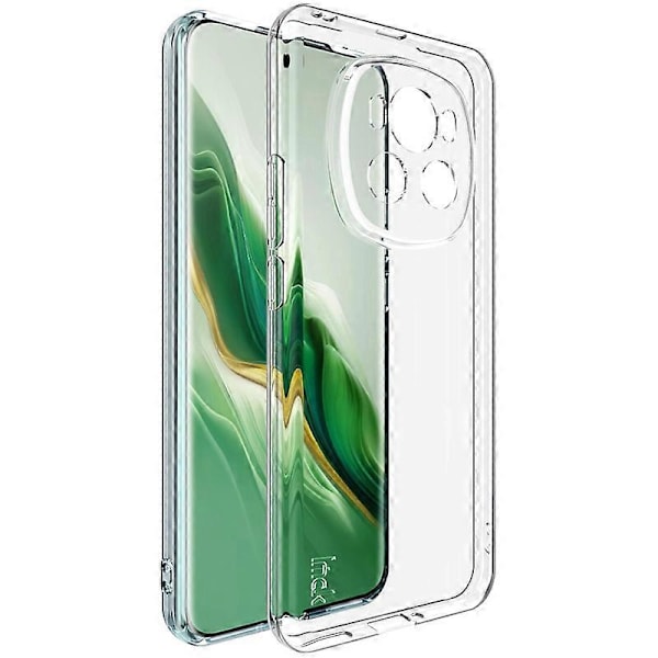 IMAK UX-5 Series För Honor Magic6 5G Slim Design Transparent Fodral Anti-Drop TPU Telefonskal