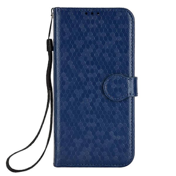 Plånboksfodral med prickmönster i PU-läder för Doogee Note 59 Pro/Note 59 Multicolor Dark Blue