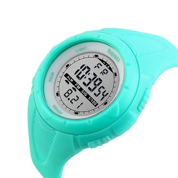 Skmei 1025 Outdoor Waterproof Large Dial Watch Baby Blue