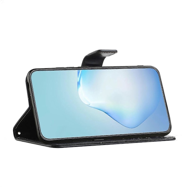 Til Motorola Moto G35 5G Etui PU Læder Ugle Træ Præget Tegnebog Telefon Cover Multicolor Style A