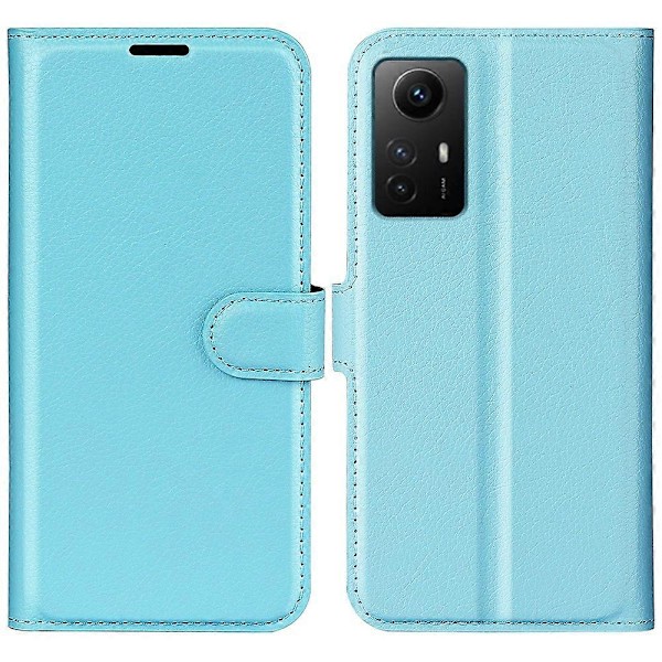 Til Xiaomi Redmi Note 12S 4G Litchi Tekstur Wallet Telefon Cover Stativ PU Læder Etui Multicolor Style E