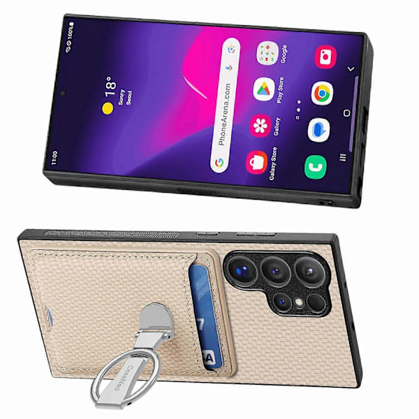 Til Galaxy S25 Ultra Telefoncover Multicolor Beige