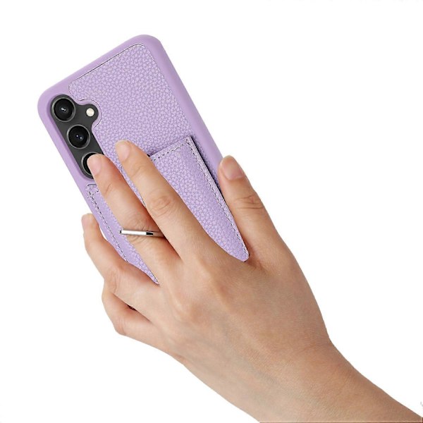 Samsung Galaxy A16 5G/A16 4G -kotelo, korttipaikat, nahkainen takakansi ja rengasteline Multicolor Style F