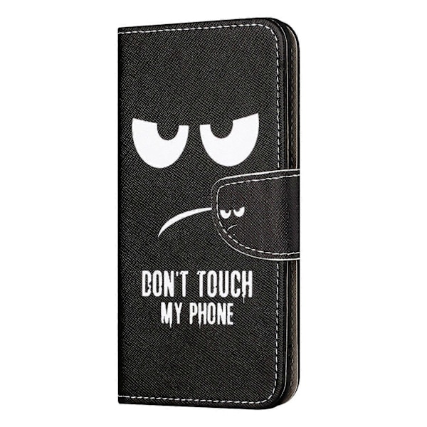 Til iPhone 15 Pro Max Mobiltelefon Etui Mønsterprint Læder Wallet Stand Telefon Cover Multicolor Style C