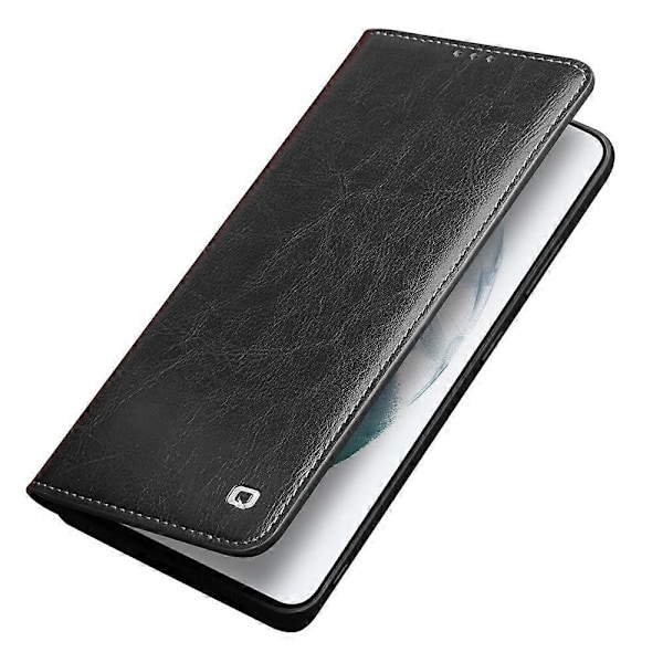 QIALINO Plånboksdesign Folio Flip Äkta Läder Telefonskal för Samsung Galaxy S21 Plus 5G