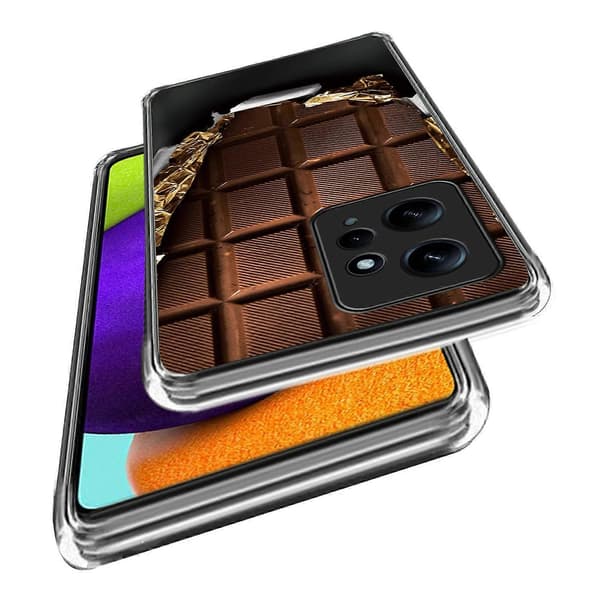 Blød TPU-etui med mønstertryk til Xiaomi Redmi Note 12 4G Multicolor Chocolate