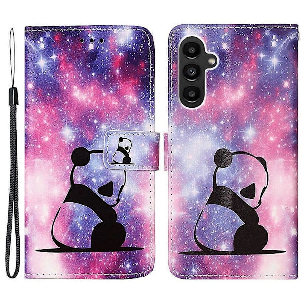 YB Mønsterprint Læder Serie-4 til Samsung Galaxy A15 4G Etui PU Læder Telefon Wallet Cover Multicolor Style H