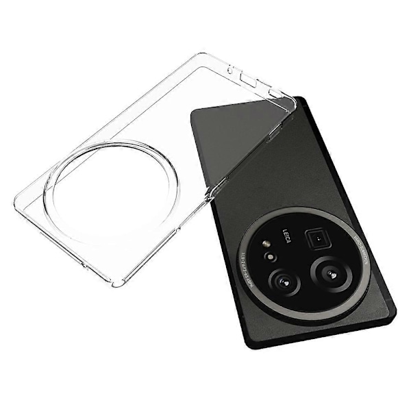 10 st/förpackning För Sharp Aquos R9 Pro Skal Vattenmärkesfritt TPU Skyddande Transparent Mobilskal