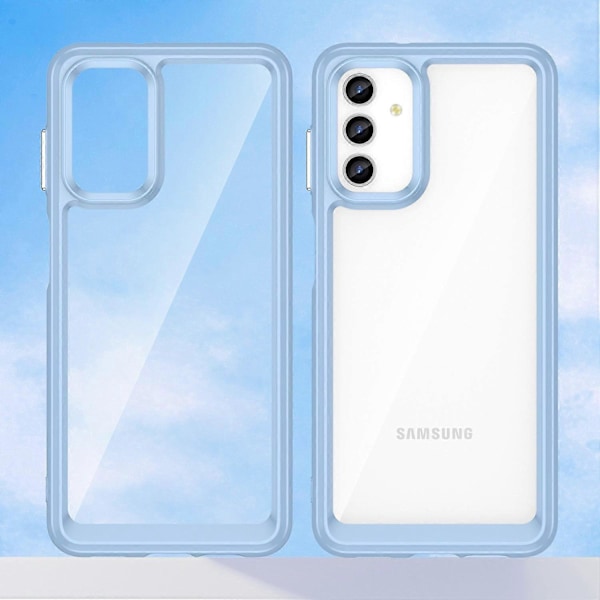 För Samsung Galaxy A13 5G/A13 4G/M13 5G/A04s TPU+Akryl Hybrid Mobilskal Skyddande Baksida Multicolor Style H