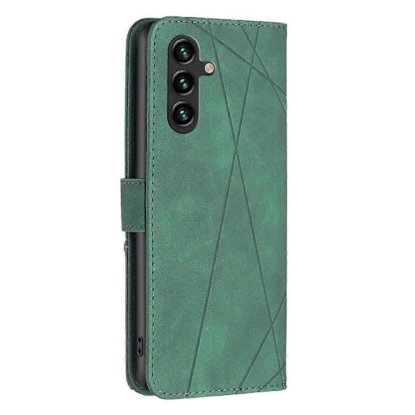 BINFEN COLOR BF05 Samsung Galaxy A15 4G -kotelo, kuvioitu lompakkomallinen nahkainen puhelinkotelo Multicolor Style B