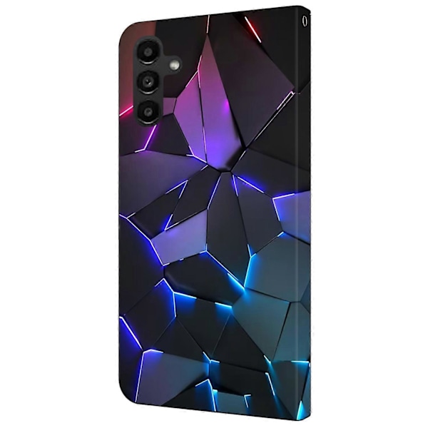 Fodral för Samsung Galaxy A14 4G/5G Mönstertryckt Skyddande Fodral TPU+PU Läder Flip Telefonfodral Multicolor Style G