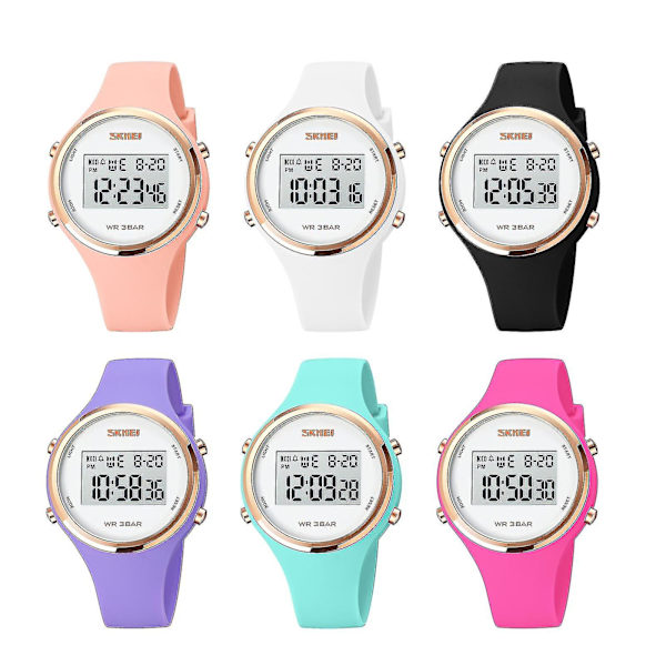 Skmei 1720 Led Digital Display Elektronisk watch Black
