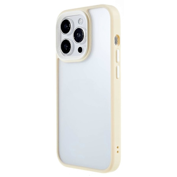 FULEXIN Skal för iPhone 15 Pro, hudvänlig yta, färgglad TPU-ram + PC Stöttåligt Skydd Multicolor Style F