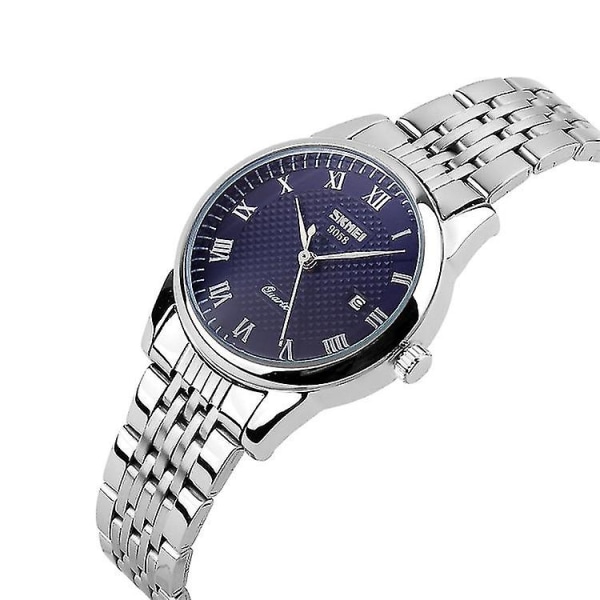 Skmei 9058 Outdoor Waterproof Quartz Watch I Classic White Blue