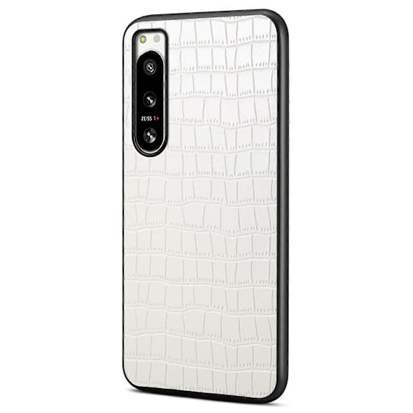 Til Sony Xperia 5 IV 5G Cover Krokodille Tekstur Læder Anti-Ridse Bagcover Multicolor Style D