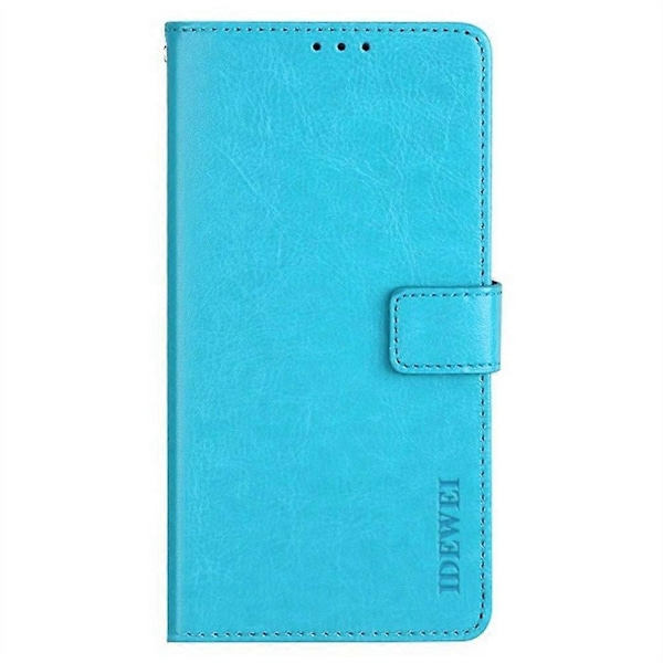 IDEWEI Xiaomi Redmi Note 14 Pro 5G/Poco X7 5G -puhelinlaukku, jossa jalusta, Crazy Horse -kuvioitu nahkainen puhelinkotelo Multicolor Yellow