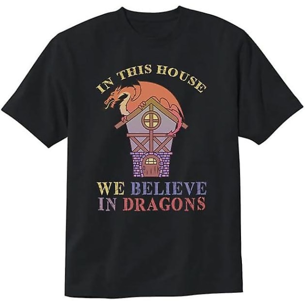 Stickygumdrop Got Noble Houses & Dragons Inspired TV Show We Believe In Dragons T-shirts L