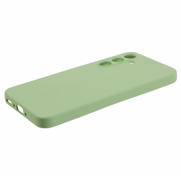 För Samsung Galaxy A55 5G Mobilskal TPU Stötsäkert Skydd med Mjukt Fiberfoder Multicolor Matcha Green