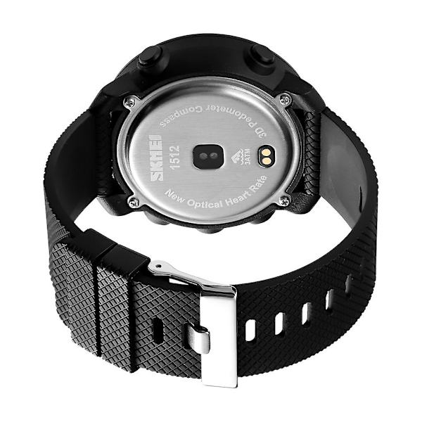 Skmei 1511 Simpel Bluetooth Herre Smart Vandtæt Kompas Voksen Smart Watch Rubber Shell Army Green