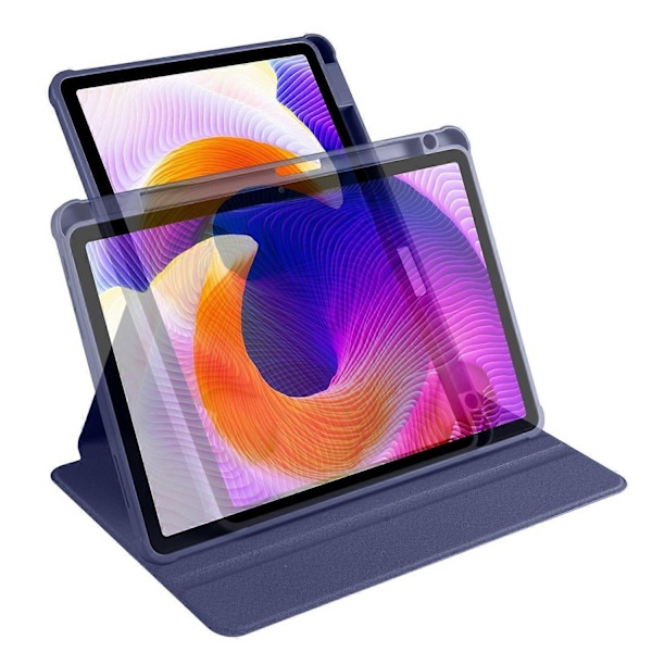 For Xiaomi Redmi Pad SE Case Lær Roterende Stativ Nettbrettdeksel Auto Sleep/Wake Multicolor Style G