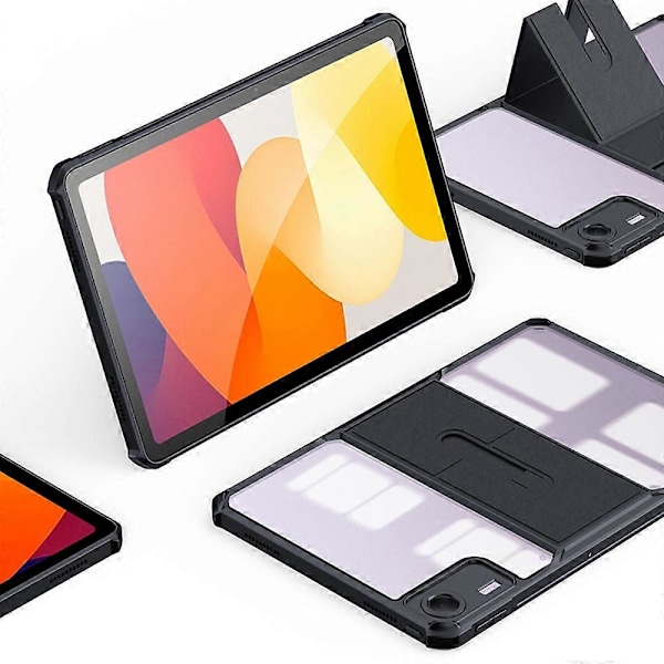 XUNDD Xiaomi Redmi Pad SE Jalustakotelo TPU+Akryyli Iskunkestävä Tablettisuojus
