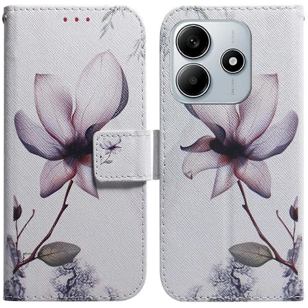 Xiaomi Redmi Note 14 5G -lompakkokotelo, kuvioitu nahkainen puhelinkotelo Multicolor Style I