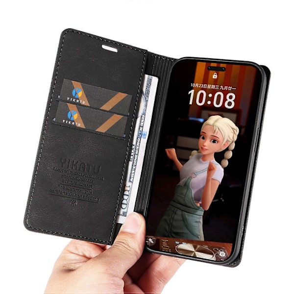 Honor Magic7 Pro 5G nahkakotelo YIKATU YK-004 Skin-Touch lompakkopuhelinkotelot