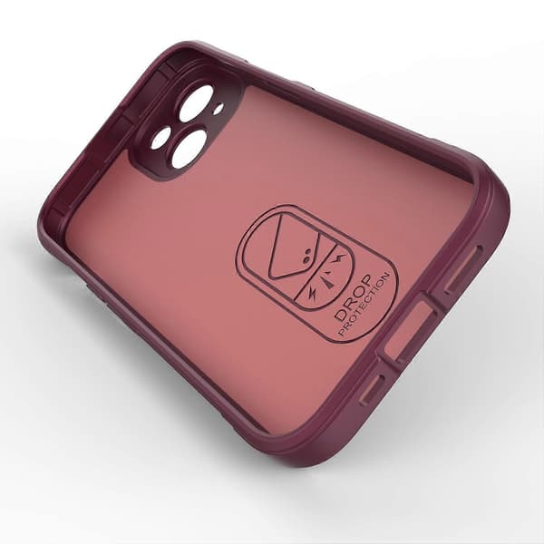 Robust bagside til iPhone 15 Plus, støvtæt TPU-etui, anti-drop telefoncover Multicolor Style E
