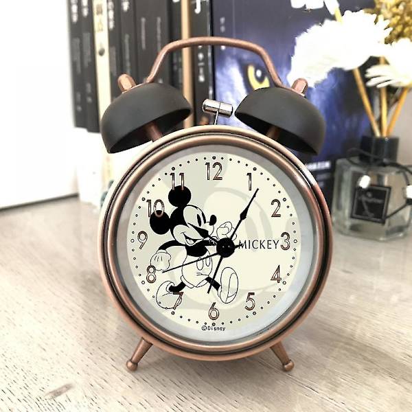 Sovrums väckarklocka, tecknad väckarklocka, studentheminredning skrivbordsklocka Mickey