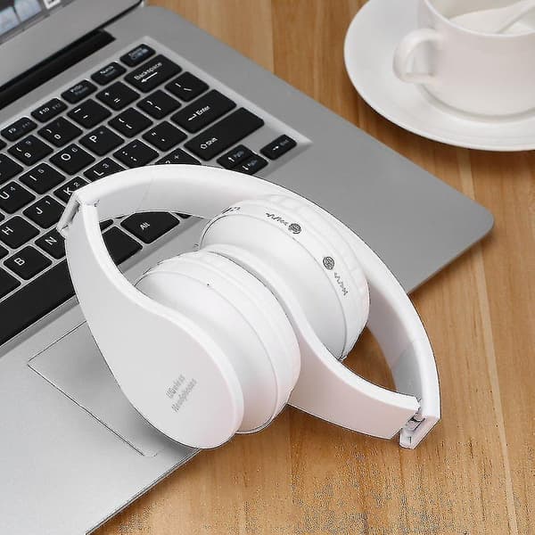 Foldbart Trådløst Stereo Bluetooth Headset Mikrofon Til Iphone Mobiltelefon PC Laptop