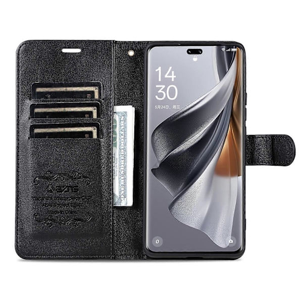 AZNS Honor X60i 5G -kotelo, naarmuuntumaton PU-nahkainen jalustallinen lompakkopuhelinkotelo Multicolor Style C