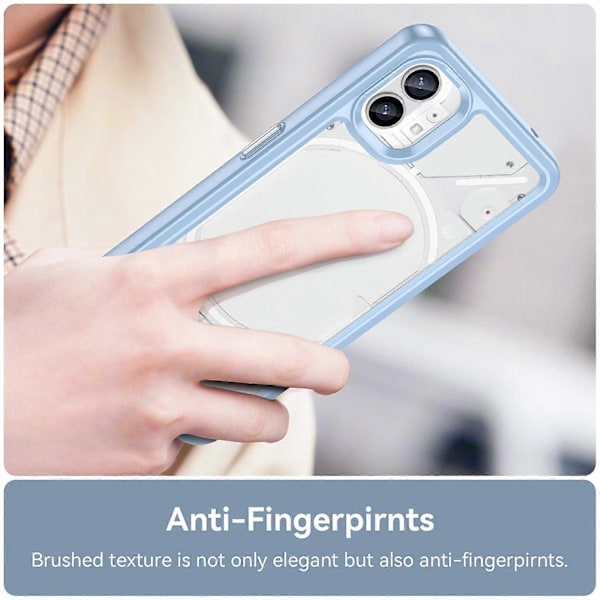 Telefonfodral för Nothing phone (1) 5G, Reptåligt Hybrid TPU+Akryl Baksida Multicolor Style D