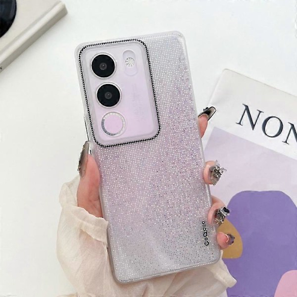 Q.COO Etui til vivo S17 5G/S17 Pro 5G Blødt TPU Anti-Ridse Glitter Bling Telefon Cover Multicolor Style A
